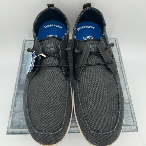 NEW Nunn Bush Brewski Men’s Moc Toe Slip-on Shoes Black Size 14M - Picture 3 of 10